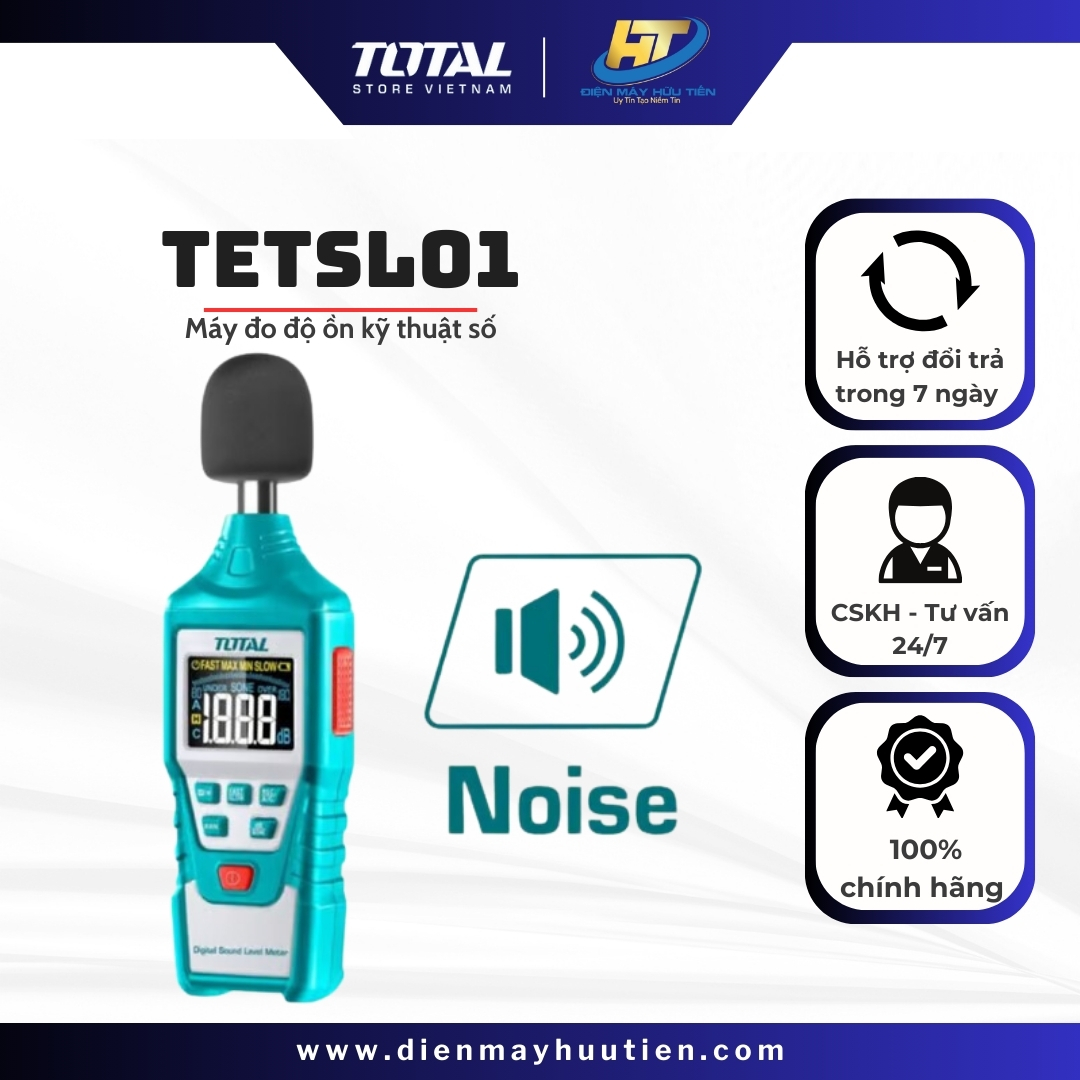 Máy đo độ ồn kỹ thuật số total tetsl01