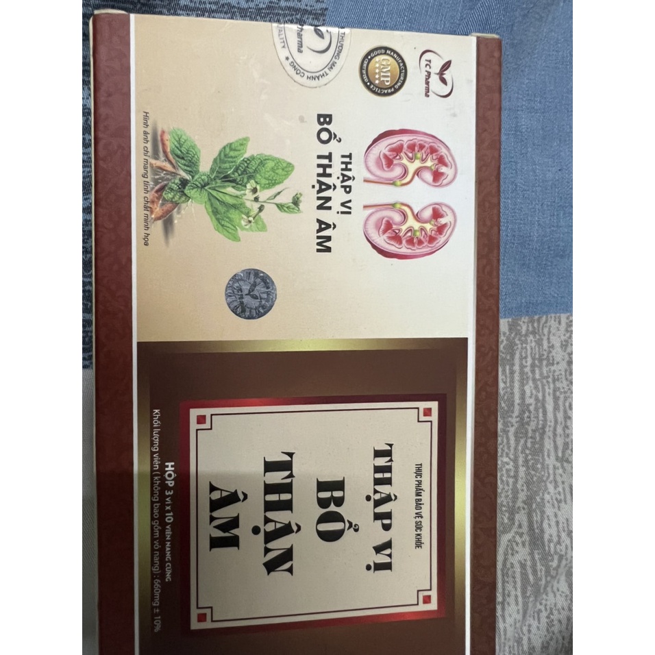 Thập vị bổ thận âm - giúp bổ thận - hỗ trợ giảm đau lưng - mõi gối - rối loạn tiểu tiện do thận