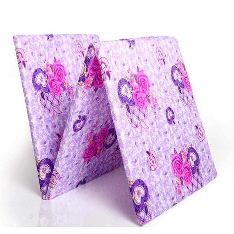 Nệm bông ép 1m6x2mx3cm nệm mỏng bh 3 năm giao màu ngẫu nhiên