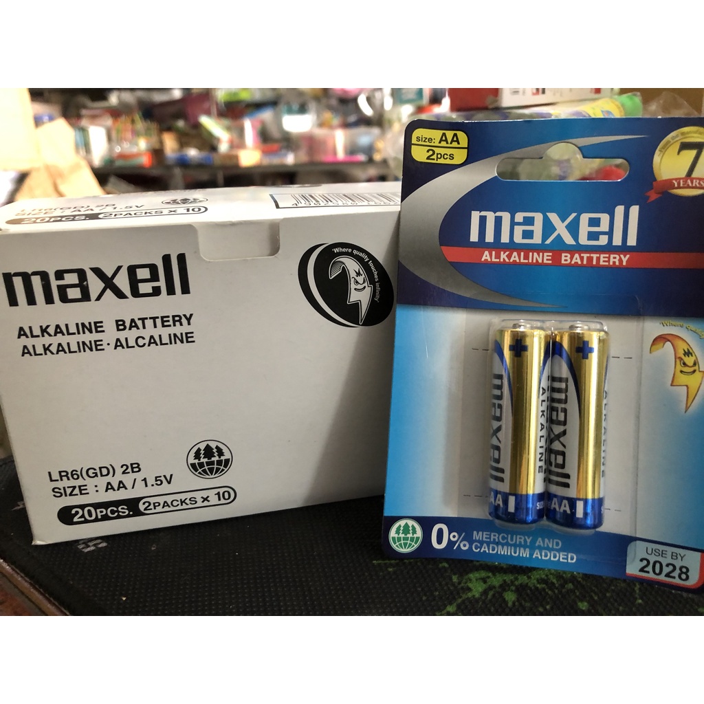 Hộp 20 Viên Pin Maxell alkaline Chính Hãng