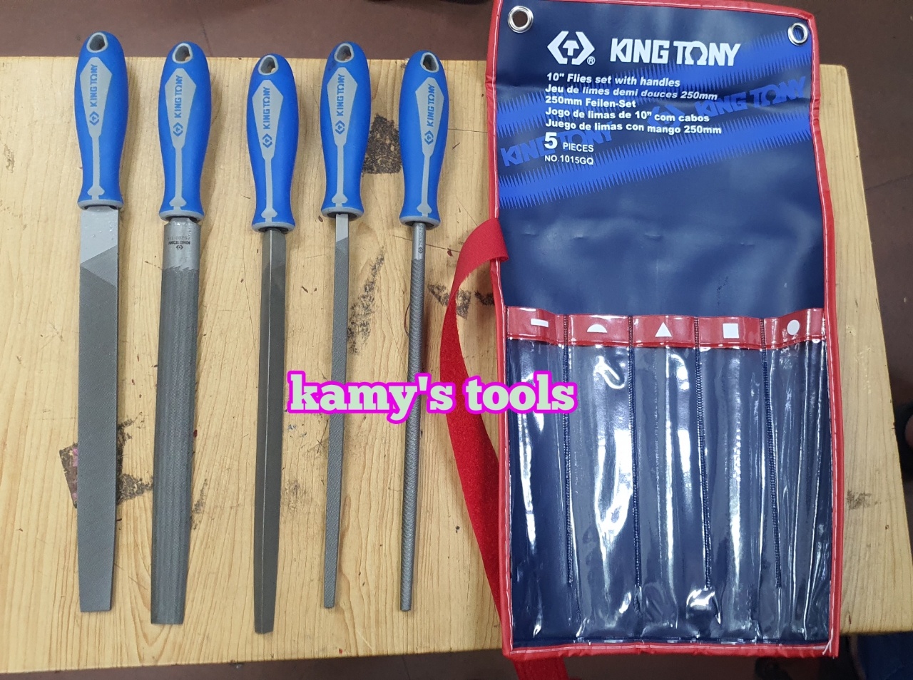 Bộ dũa 5 cây kingtony model 1015gq dài 250mm 10"