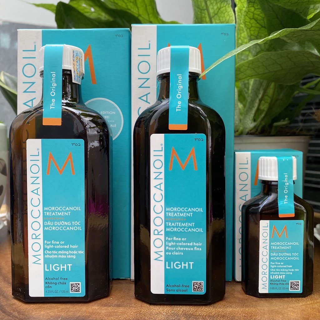 [HCM]Tinh dầu dưỡng tóc Moroccanoil Treatment Light