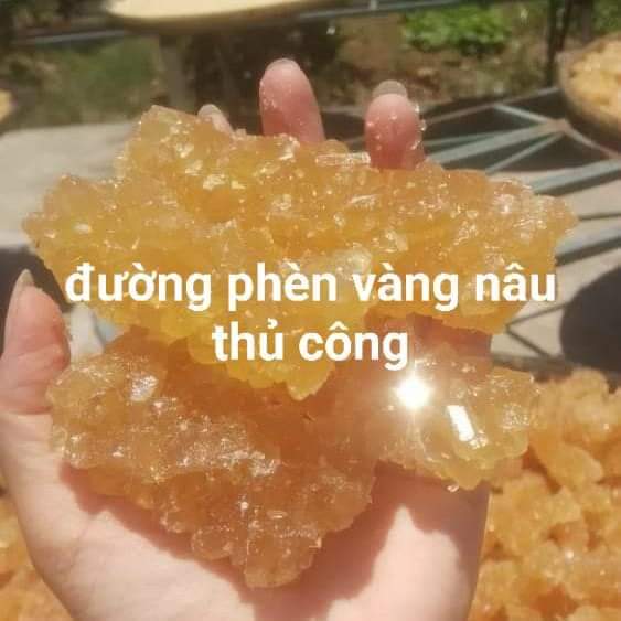 Đường phèn vàng Quảng Ngãi túi 1kg