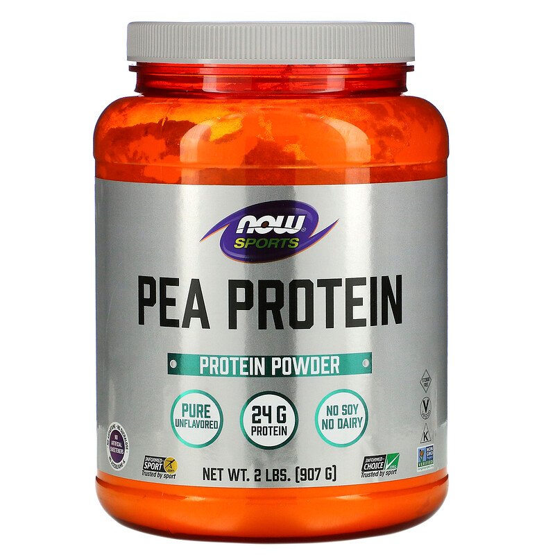 Protein đậu, Now Foods Sports Pea Protein Pure Unflavored 907g