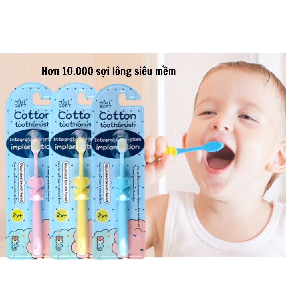 Bàn chải lông tơ siêu mềm Mini Soft
