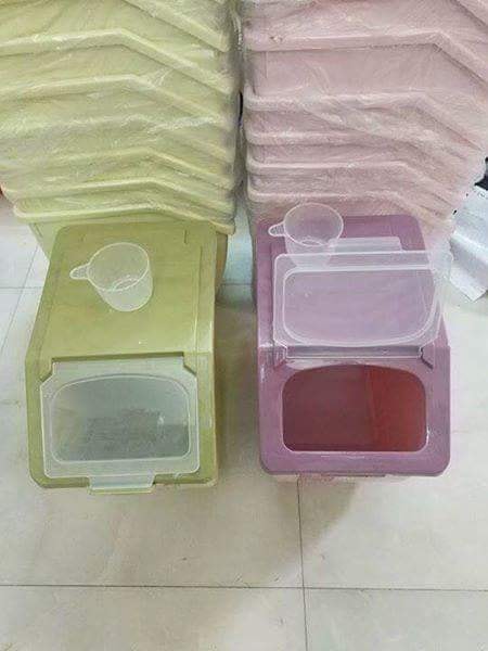 THÙNG GẠO THÔNG MINH HÀN QUỐC LOẠI TO 15KG