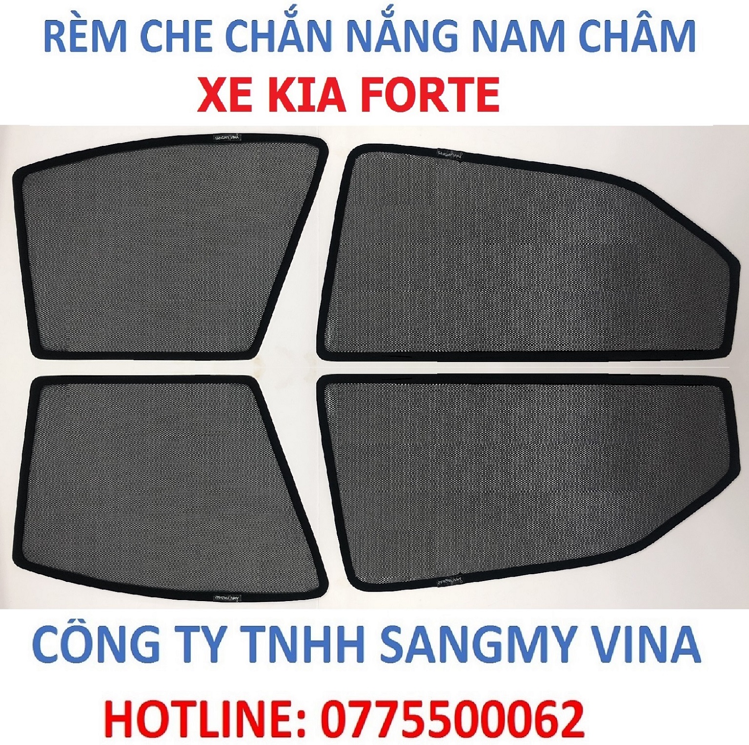 Rèm che chắn nắng nam châm xe kia forte