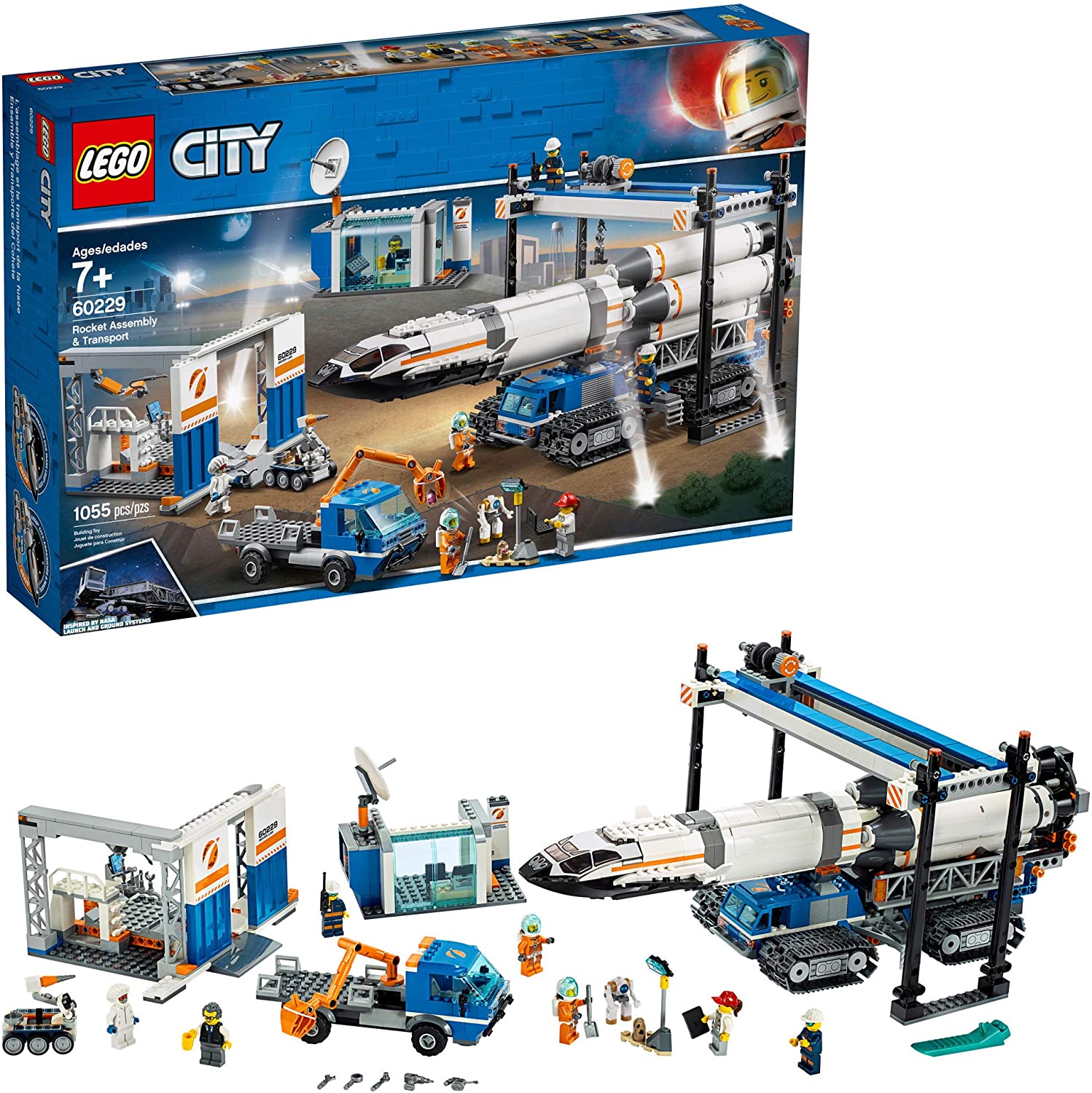 Bộ lắp ráp và vận chuyển thành phố lego 60229