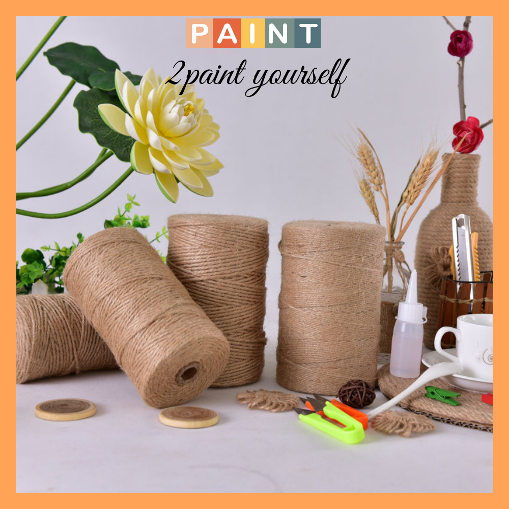 2 mét dây gai decor trang trí vintage, phụ kiện làm đồ handmade xinh