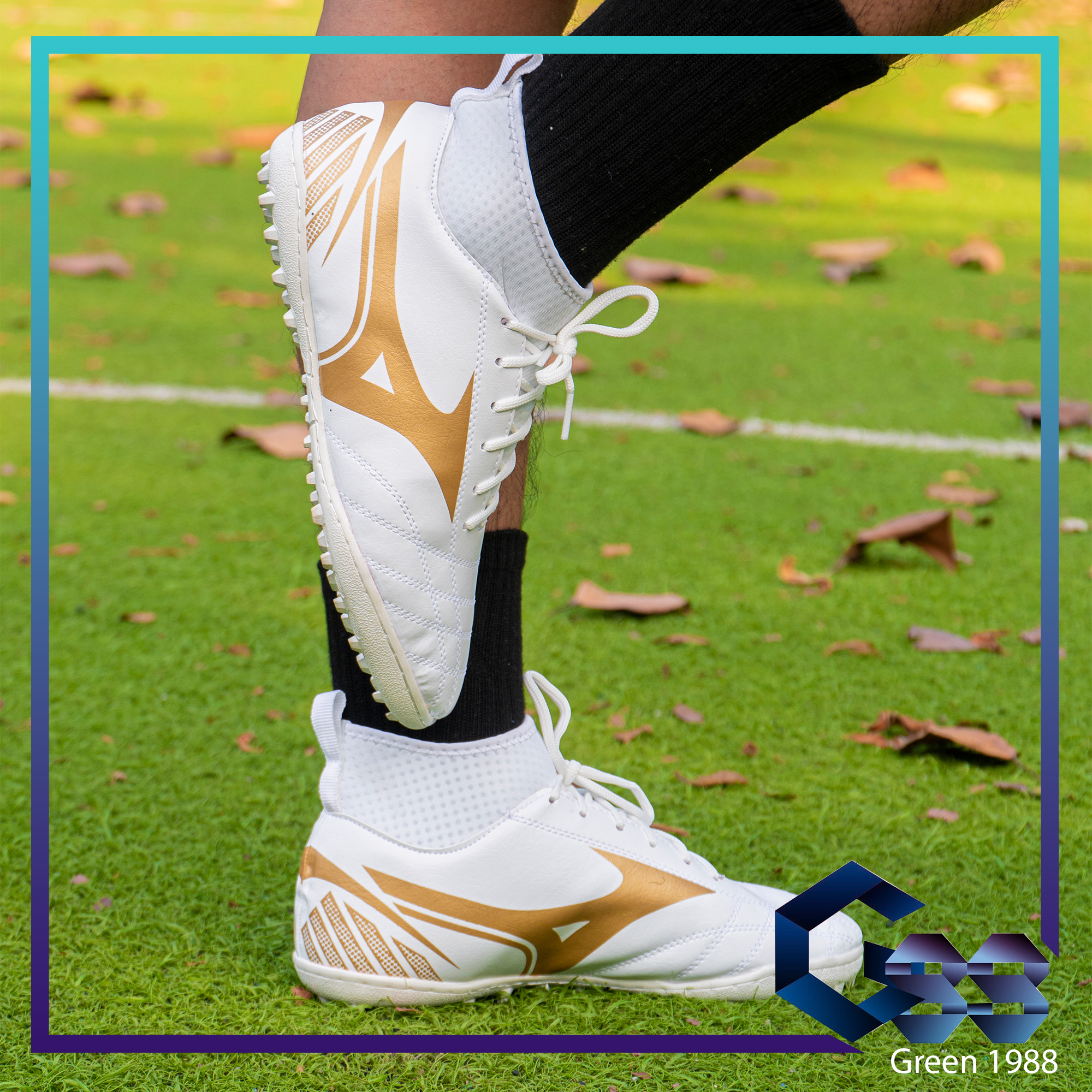 Giày đá bóng mizuno cổ cao đế cao su khâu full đế