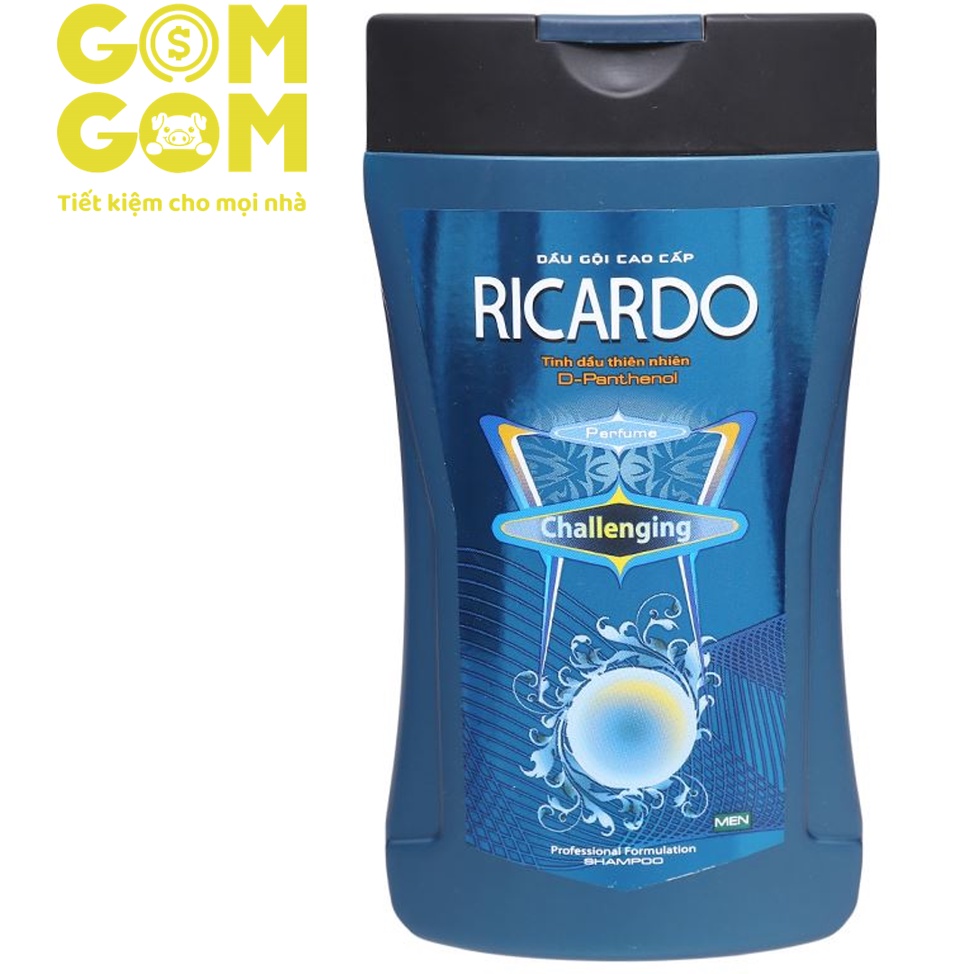 Dầu gội ricardo men tinh dầu thiên nhiên challenging 180g