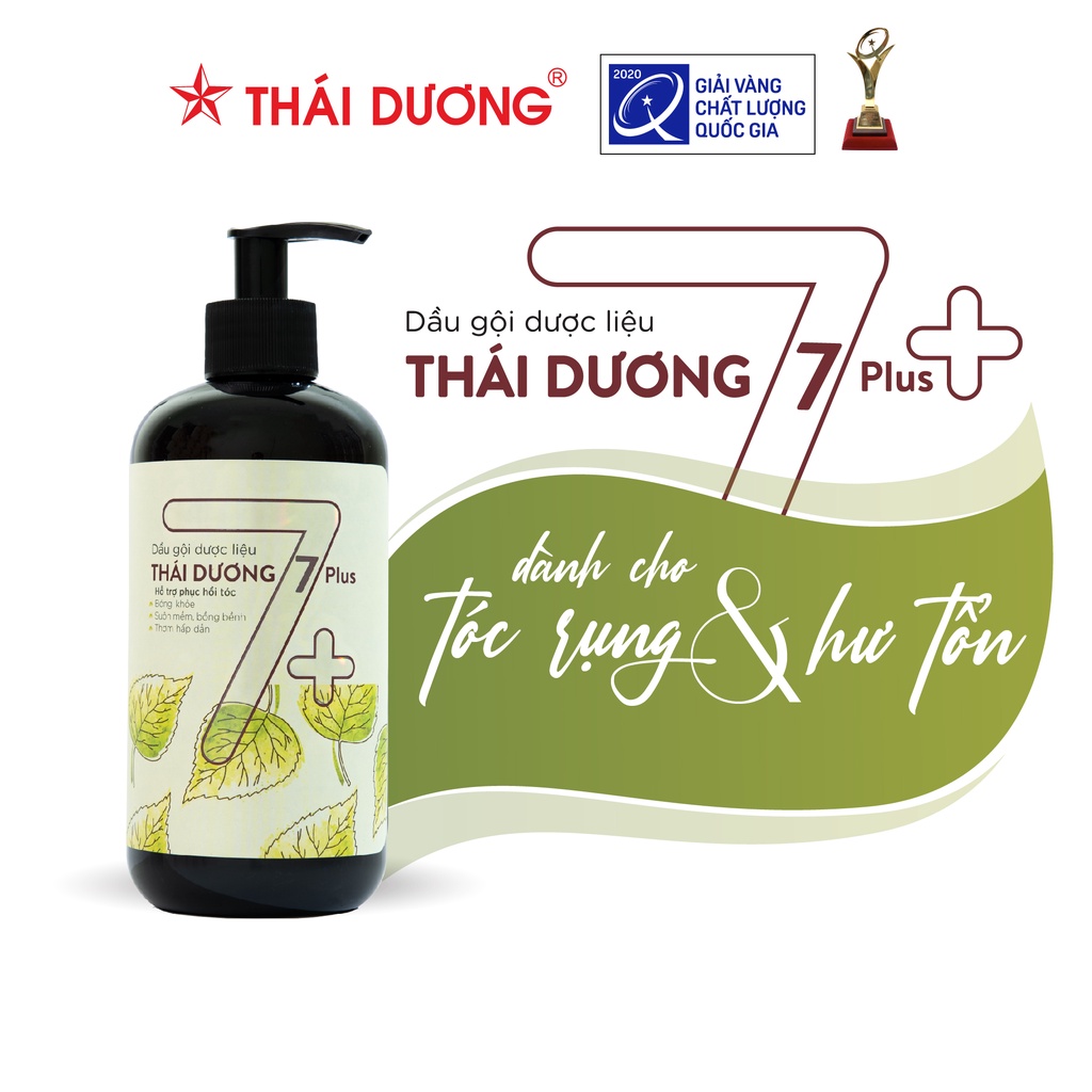 Dầu gội liệu thái dương 7 plus 480ml - sao thái dương