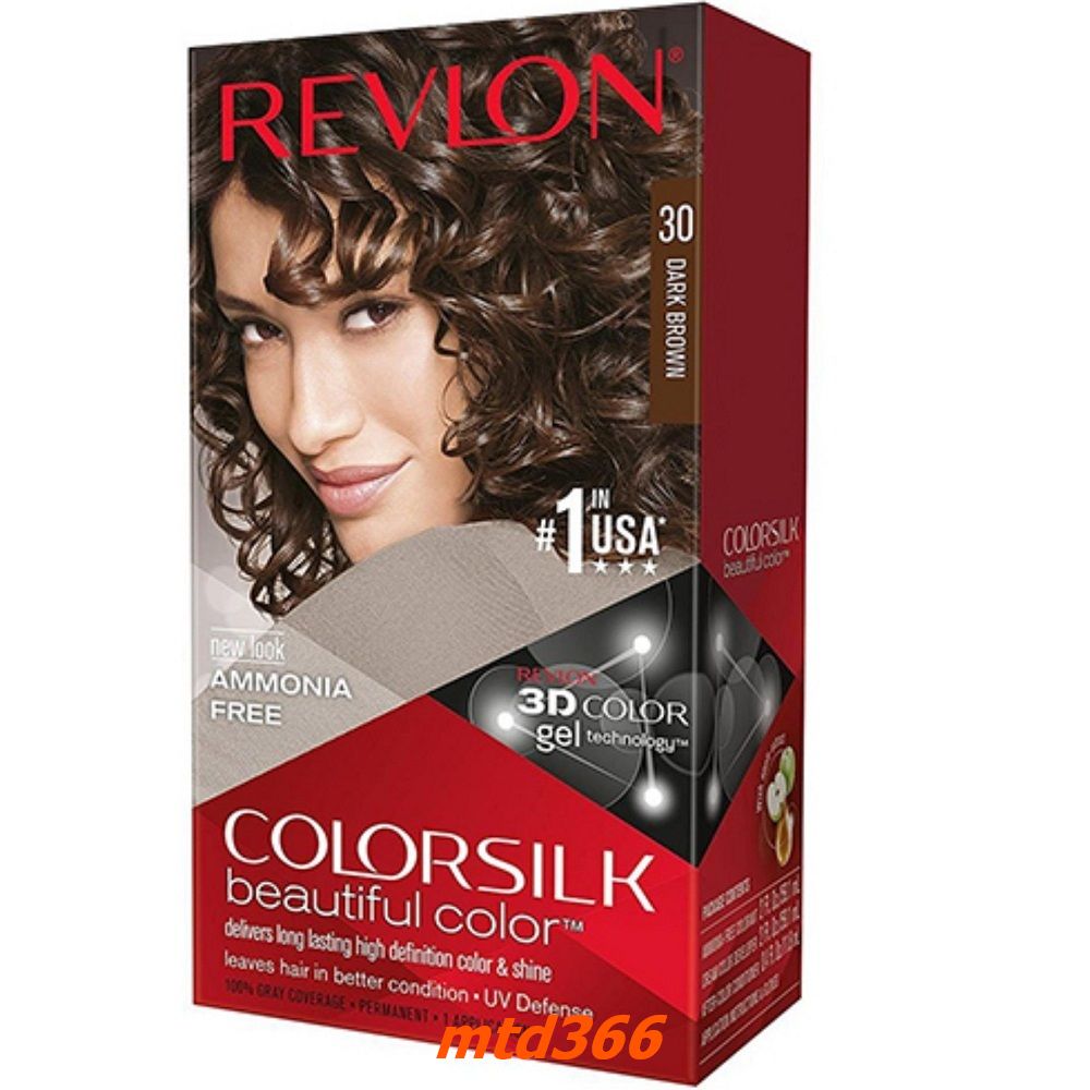 Thuốc Nhuộm Tóc Số 30 Nâu Sẫm Revlon Colorsilk