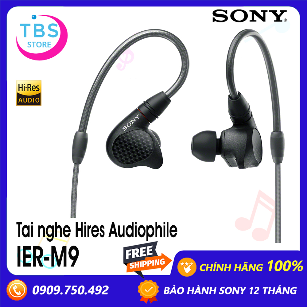 Tai nghe in-ear kiểm âm sony ier-m9 - hàng chính hãng - bảo hành 12 tháng
