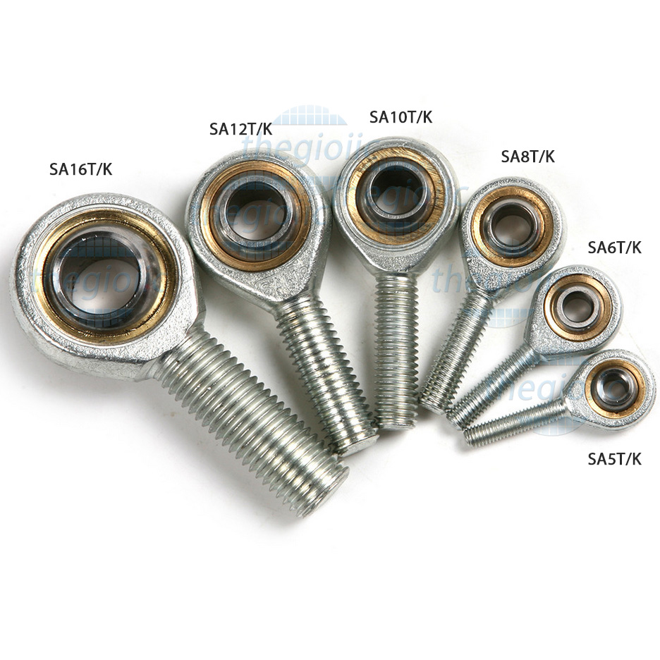 Vòng bi ổ bi khớp cầu nối trục đảo mắt trâu ren ngoài SA 10/12/16TK