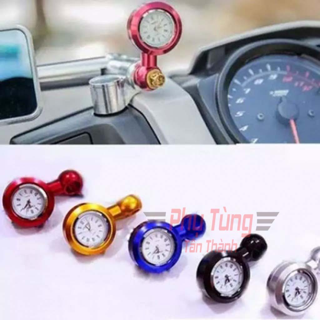 Đồng Hồ Gắng Kính Hậu Xe Máy.-PTTT