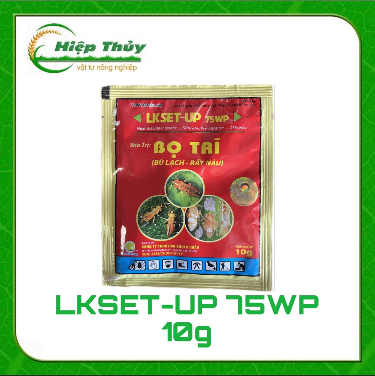 Lk set up chuyên bọ trĩ trên cây trồng gói 10g