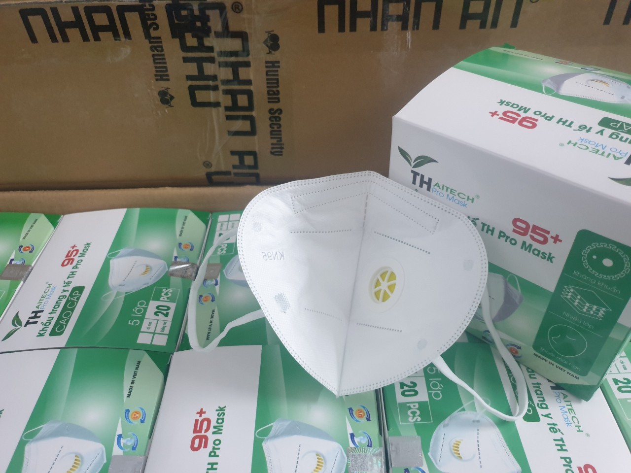 Khẩu trang y tế SHB 5 lớp kháng khuẩn chống covid , hộp 20 cái hàng chuẩn công ty