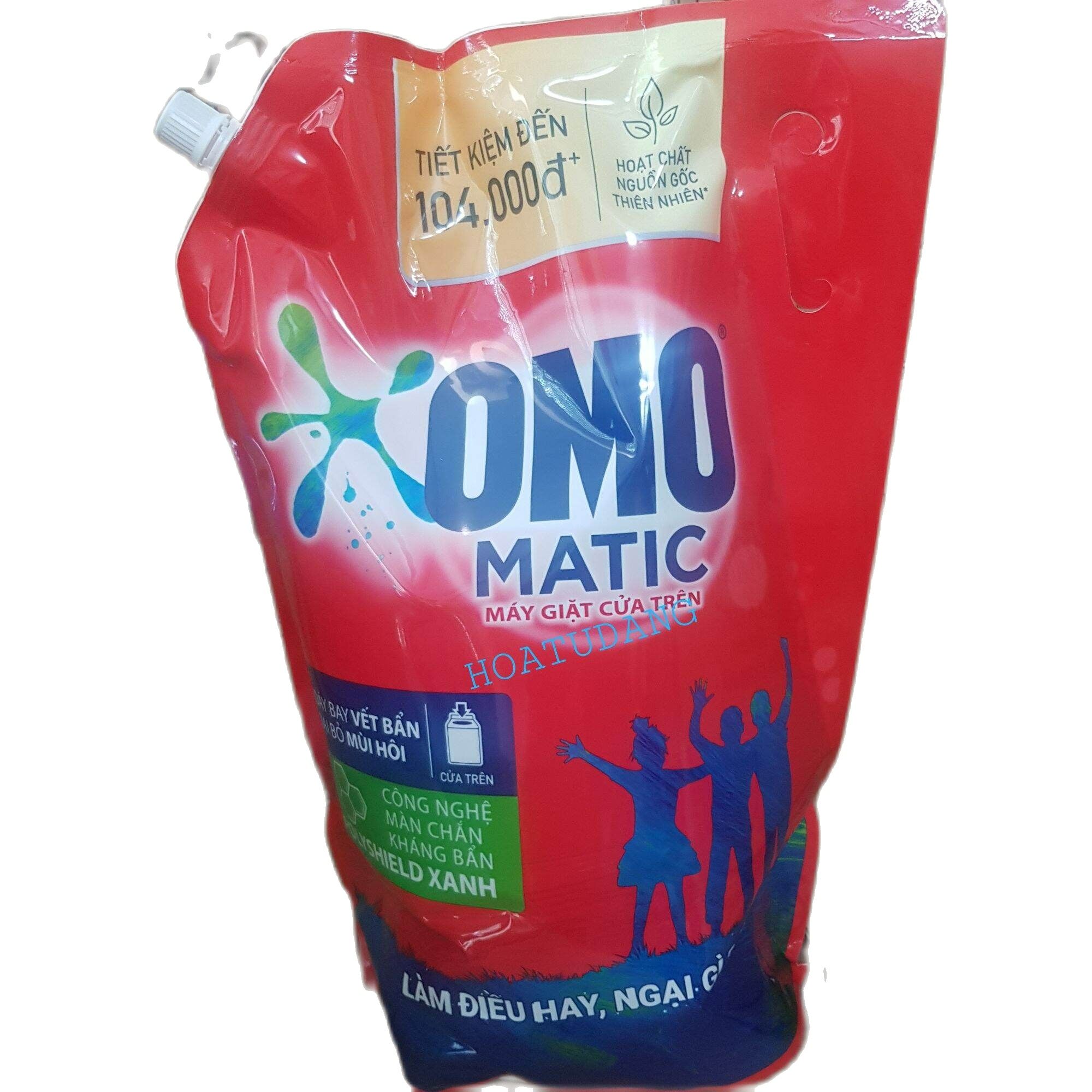 Nước giặt Omo Matic cửa trên túi 3.8kg