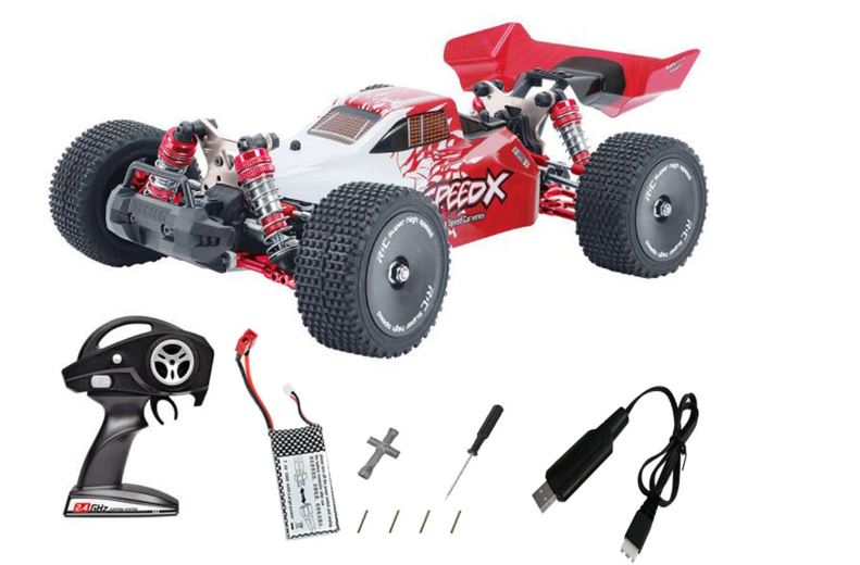 XLF F16 RTR, Buggy speedX 1/14 2.4GHz 4WD60km/h khung full kim loại Speed X, Xe điều khiển từ xa RC