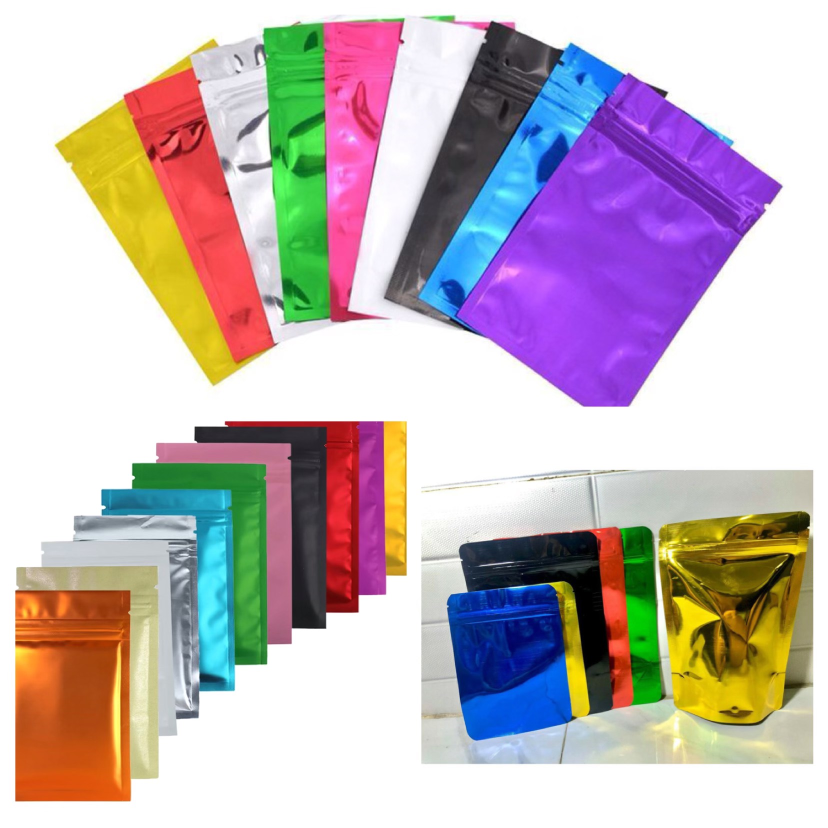 1 ký túi zip màu - 6 màu có nhiều size