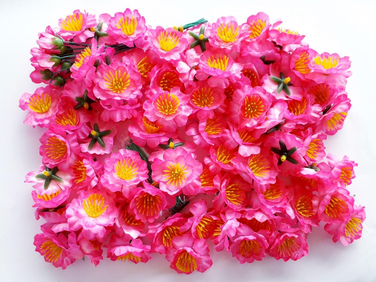 Combo 100g hoa đào giả (hoa vải)