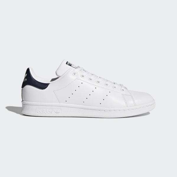 Giày Adidas Stan Smith Navy Chính Hãng - Giày Stan Smith Gót Xanh Dương -