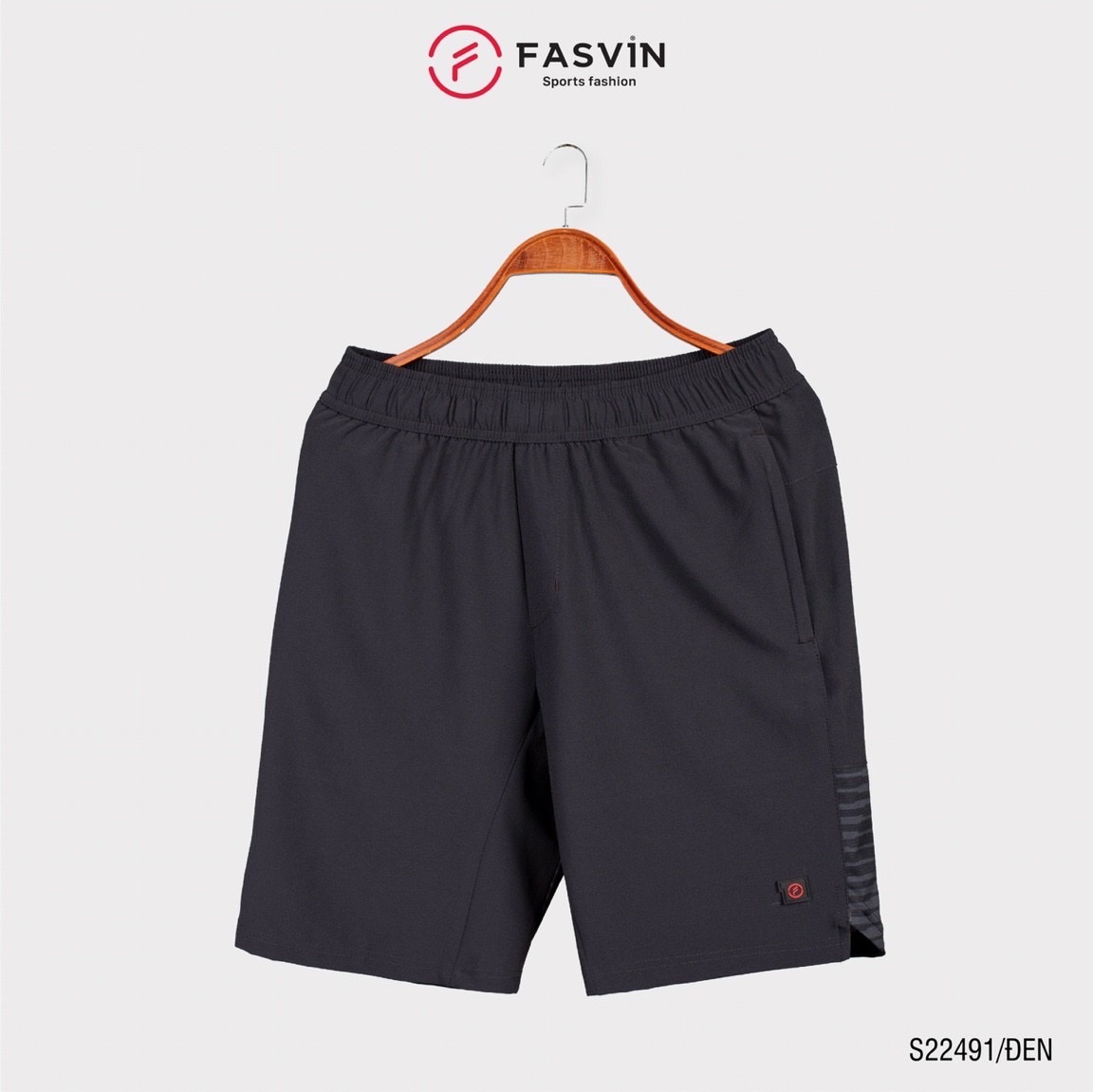 Quần short nam fasvin vải cotton co giãn nhẹ dễ mặc co giãn 4 chiều