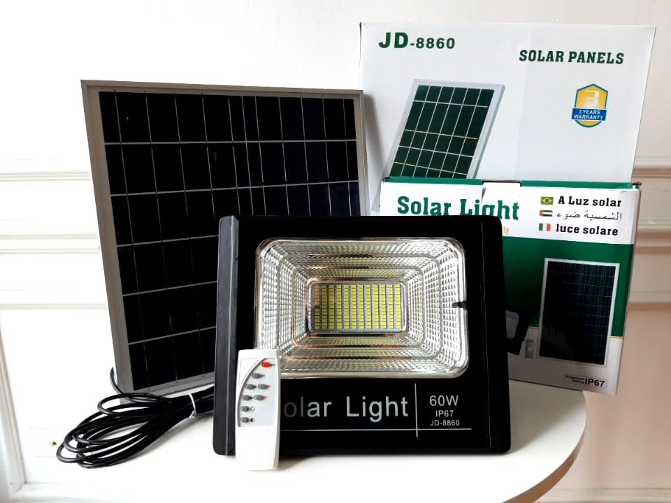 Đèn LED Năng lượng Mặt trời Solar Light 60W,Đèn đường năng lượng mặt trời,đèn cảm biến ánh sáng,đèn công suất lớn năng lượng mặt trời,đèn chiếu sáng năng lượng mặt trời-Đèn Năng Lượng Mặt Trời Green