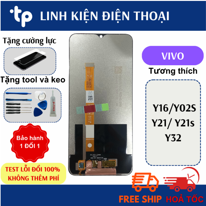 Màn Hình VIVO Y16 Y02S Y21 Y21s Y32 ZIN Tặng Cường Lực,keo dán chọc sim