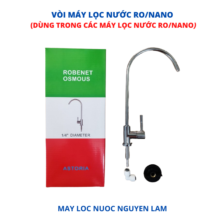 (HCM) Vòi Máy Lọc Nước Ro/Nano - (Thay Thế Cho Tất Cả Các Máy Lọc Nước RO/NANO)