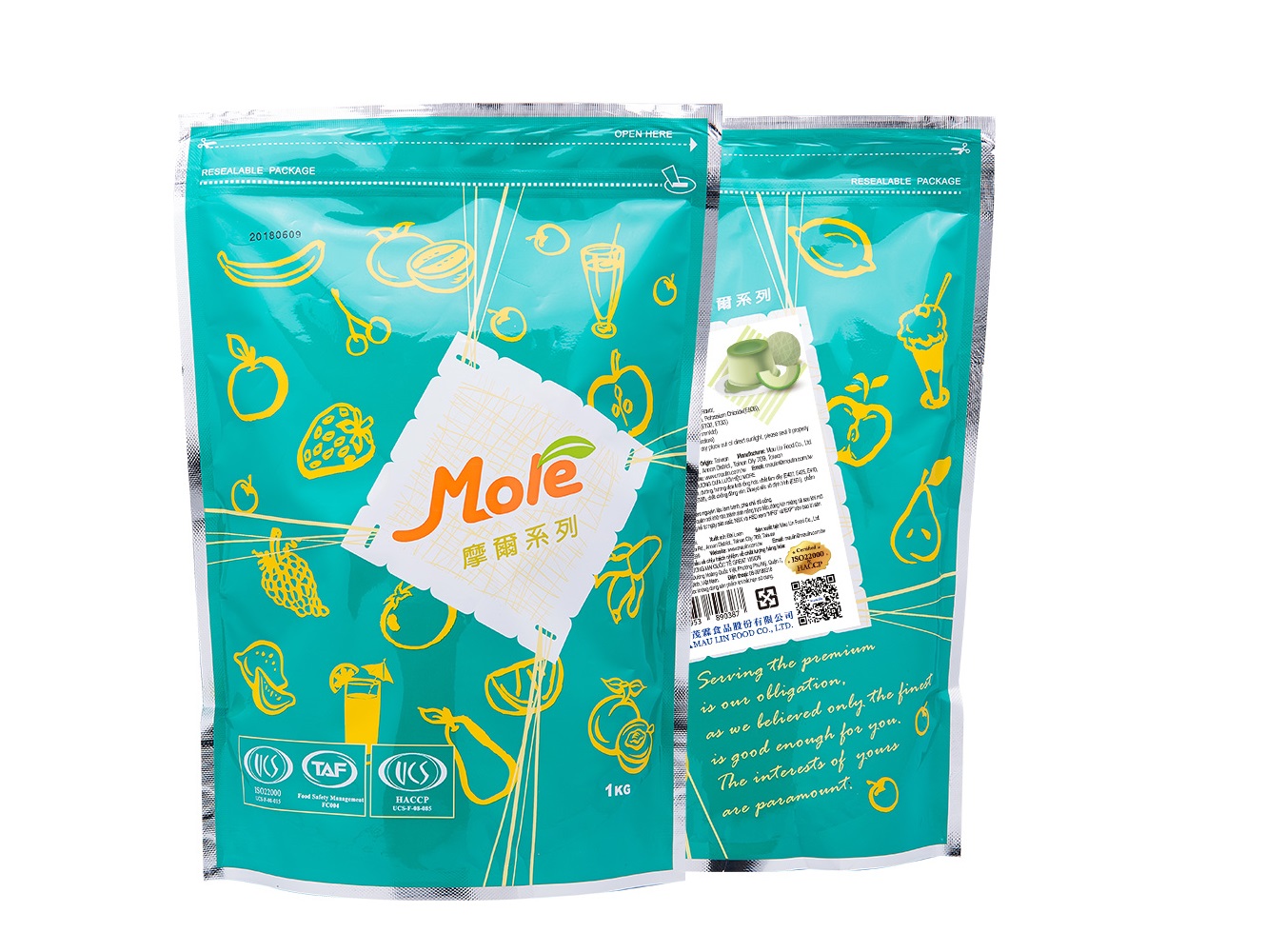 Bột puddung dưa lưới more / bột bánh plan dưa lưới maulin/ bột pudding more/mole 1kg / bột bánh plan đài loan