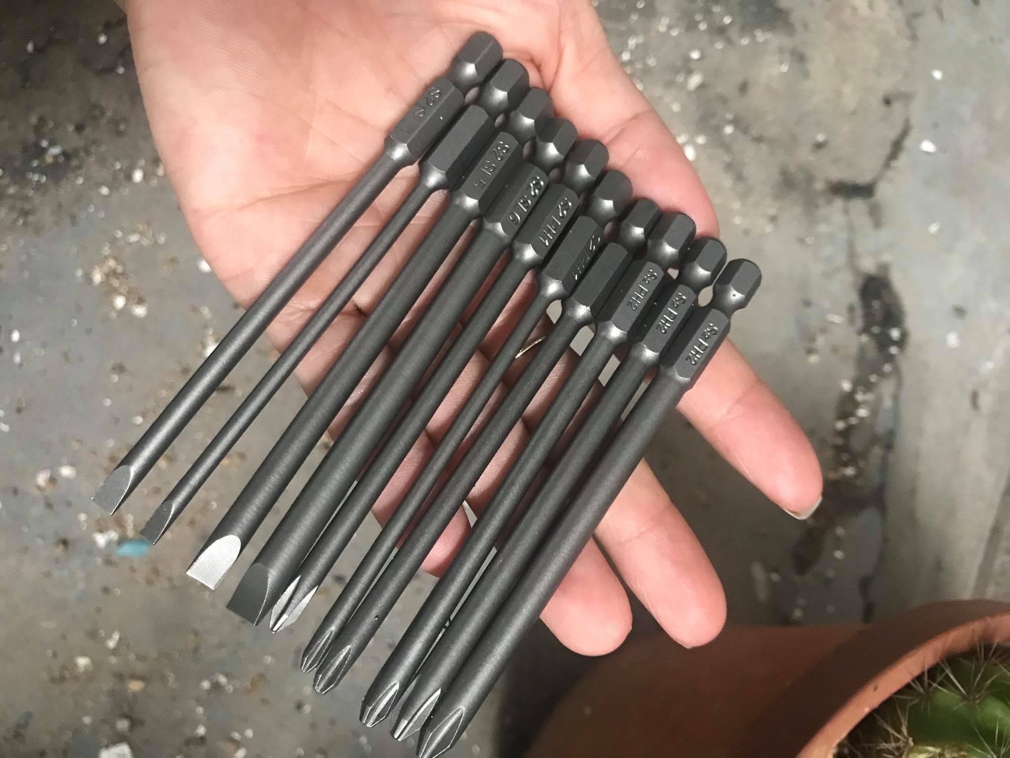 [HCM]Bộ 10 Cái Mũi Bắn Vít (Nhật Bãi)