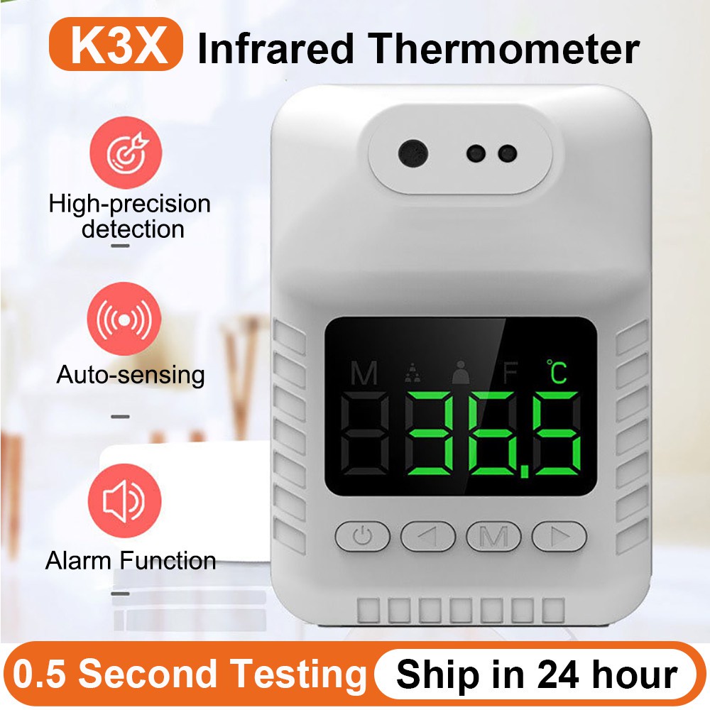 Nhiệt kế hồng ngoại K3X tự động đo nhiệt độ cơ thể nhanh chóng