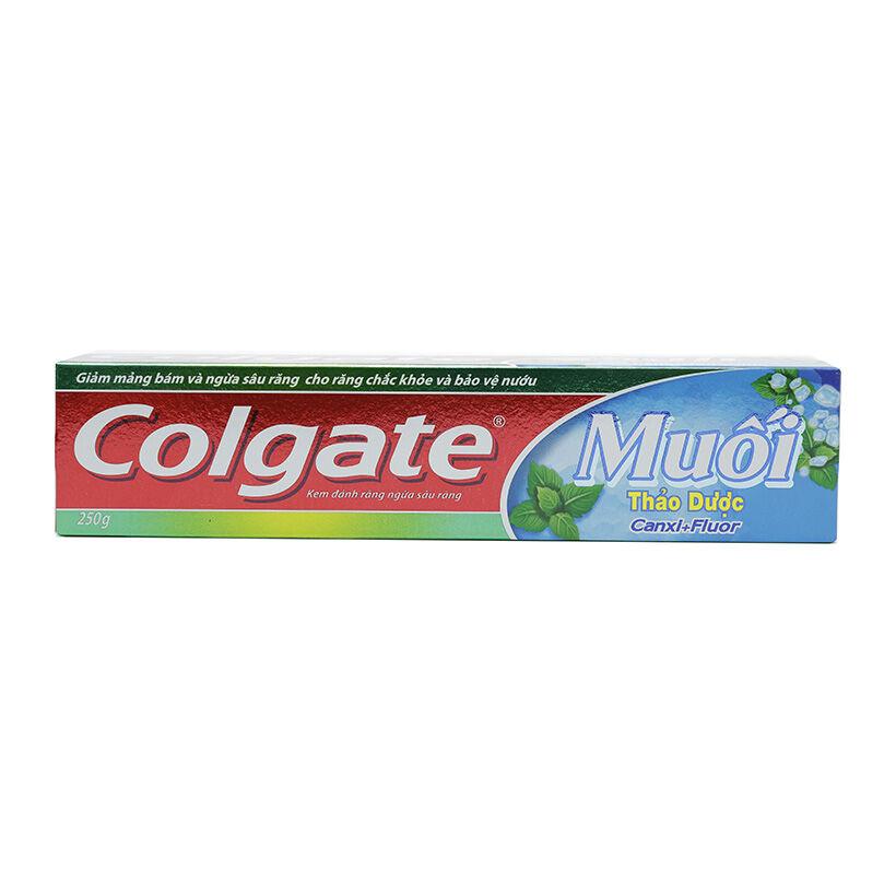 Kem đánh răng Colgate muối thảo dược Canxi + Flour 250g