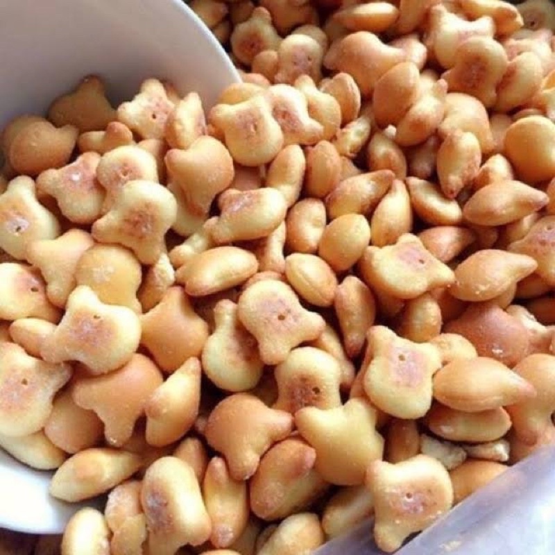 HOT SALE 500G Bánh gấu nhân kem siêu ngon cho bé