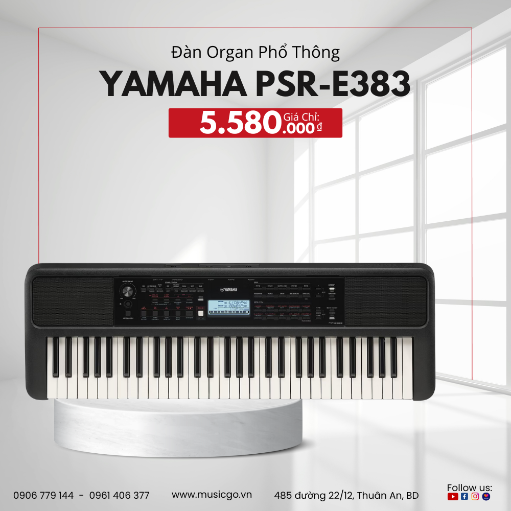 Đàn Organ Phổ Thông Yamaha PSR-E383