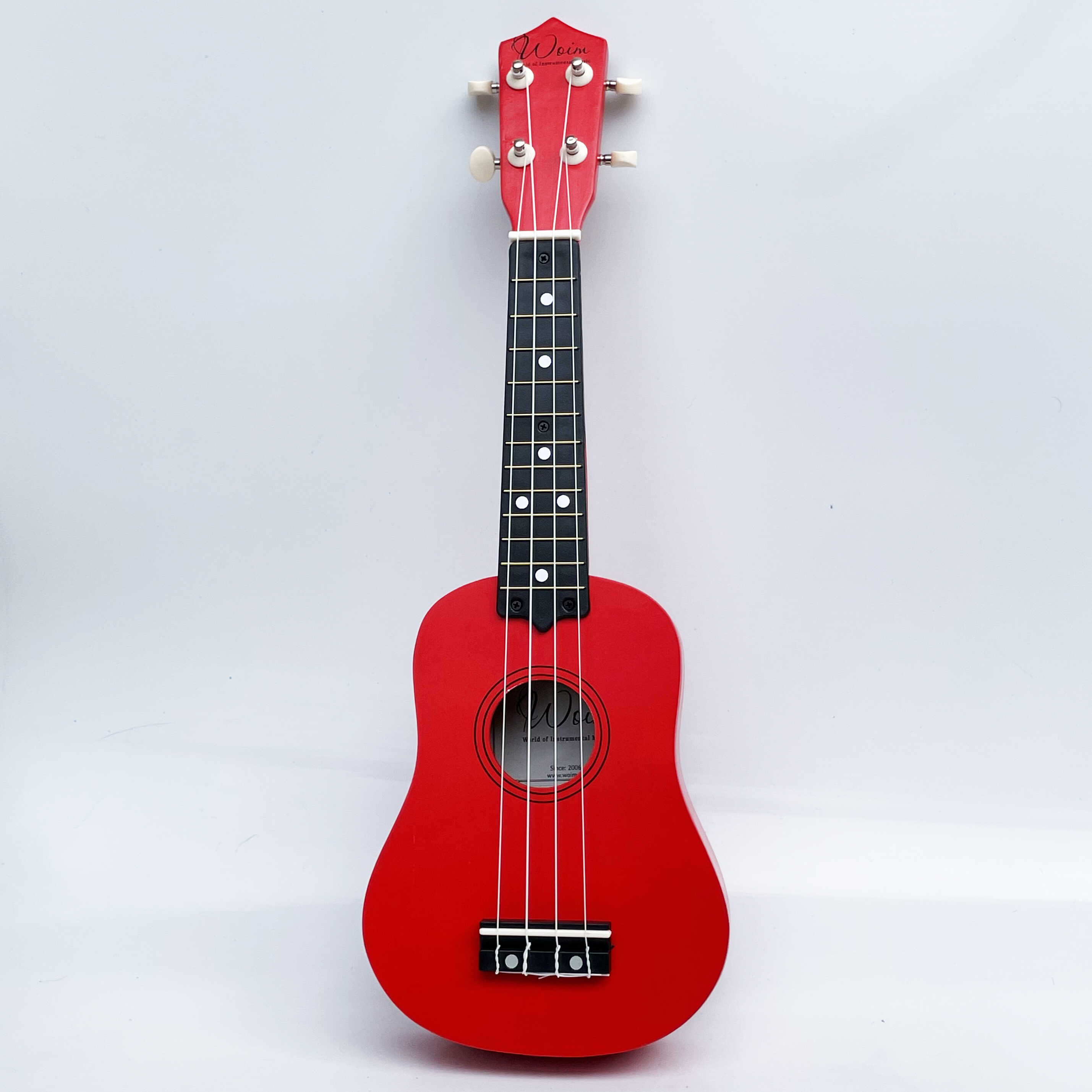 Đàn Ukulele Soprano Woim 35A15 tặng kèm bao vải, capo nâng tông và máy lên dây điện tử