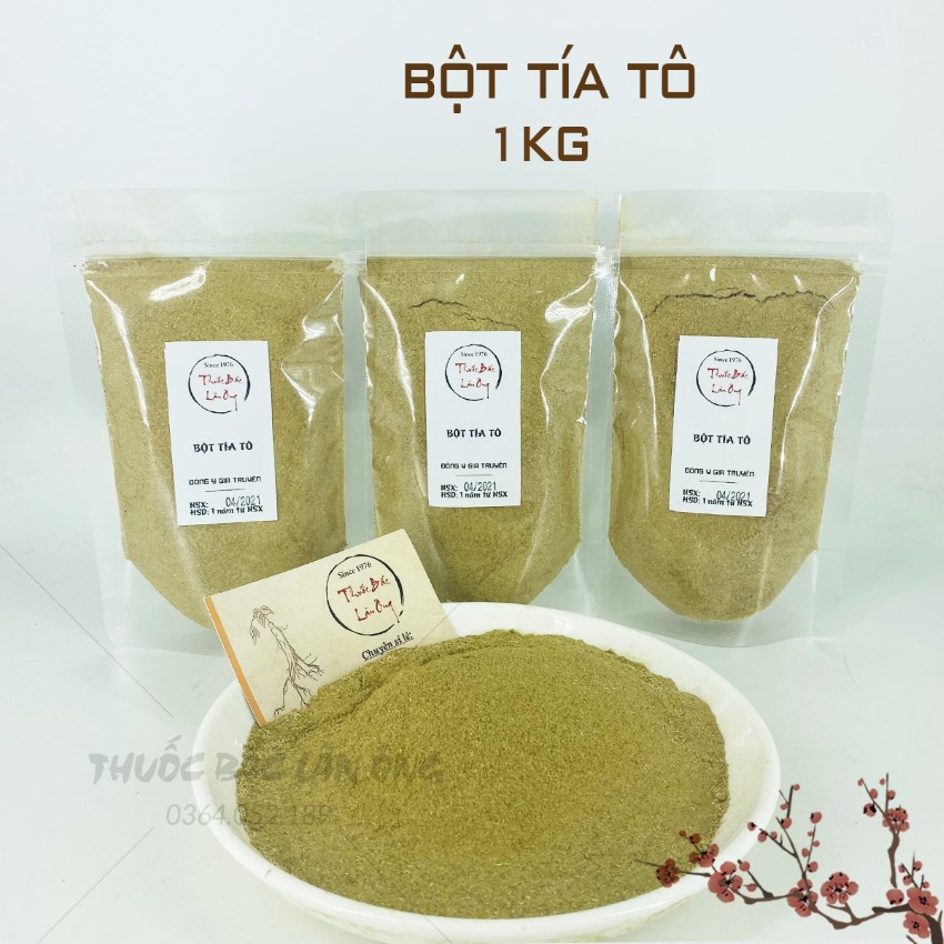 Bột lá tía tô nguyên chất 1kg