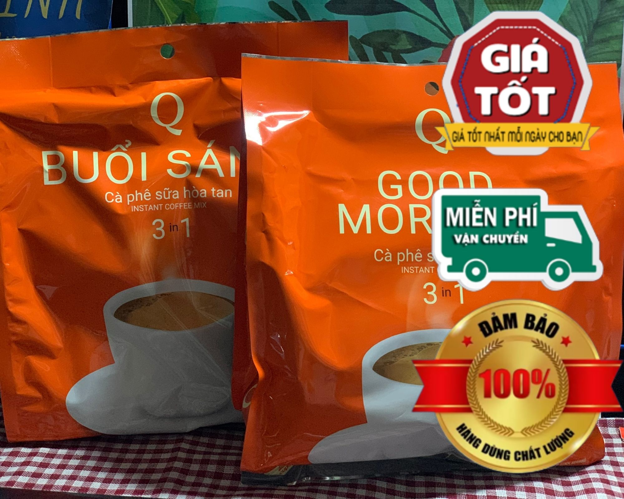 Cà phê sữa trần quang 24 gói x 20gr – thêm sữa, thêm béo