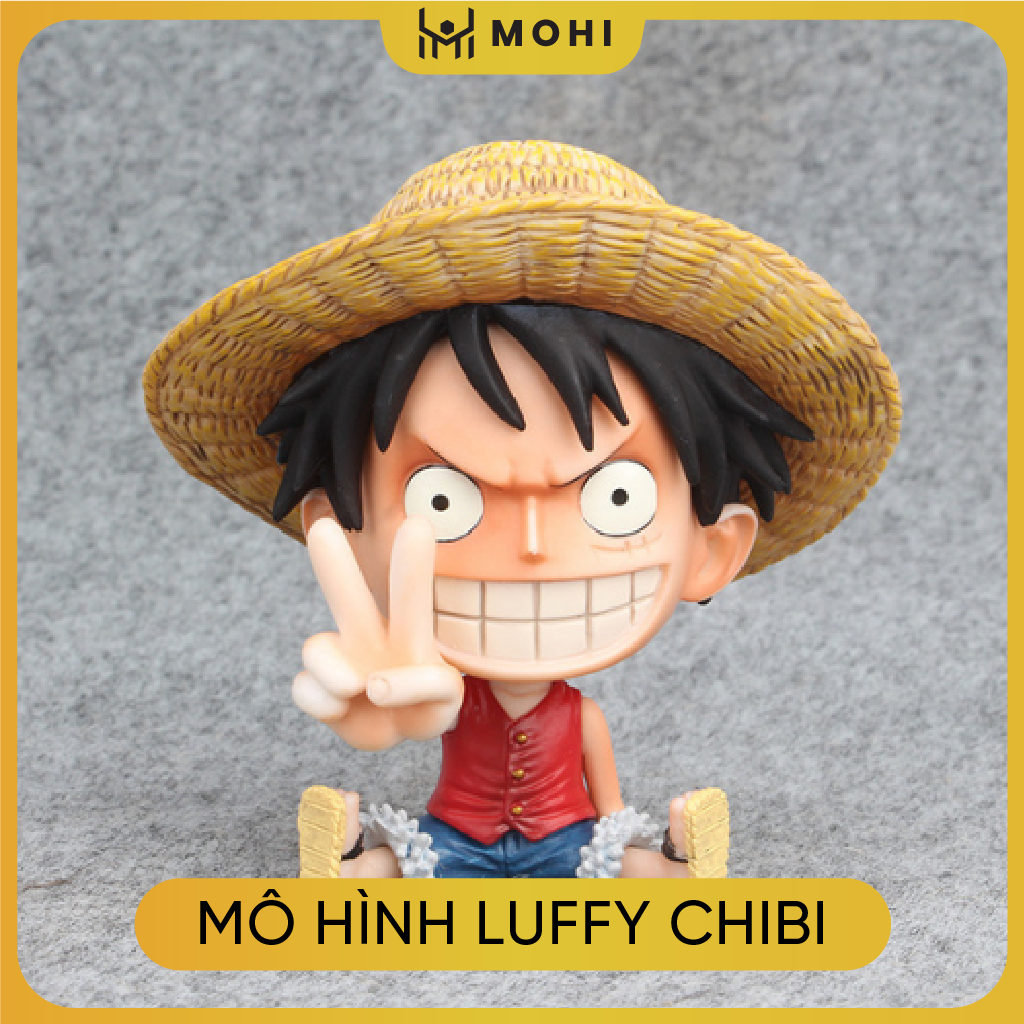 Mô hình Figure One Piece Chibi Luffy đáng yêu - Sở hữu bộ sưu tập mô hình hình dáng chibi của One Piece với mô hình Luffy đáng yêu. Luffy đang trong tư thế chuẩn bị tung lên cú đá, tạo ra sự tíxung kích tuyệt vời. Với chi tiết tinh xảo và thiết kế đẹp mắt, sản phẩm này sẽ làm hài lòng các fan cuồng One Piece.