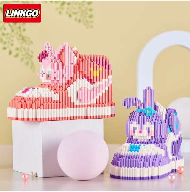 Đồ chơi lắp ráp kiểu 3d mô hình chiếc giày nhân vật hoạt hình dễ thương.