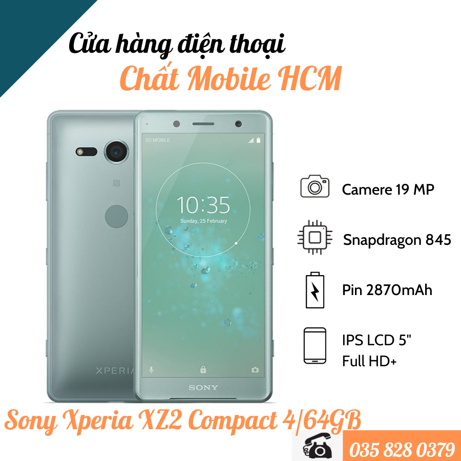 Điện Thoại Sony Xperia XZ2 Compact 4/64GB.