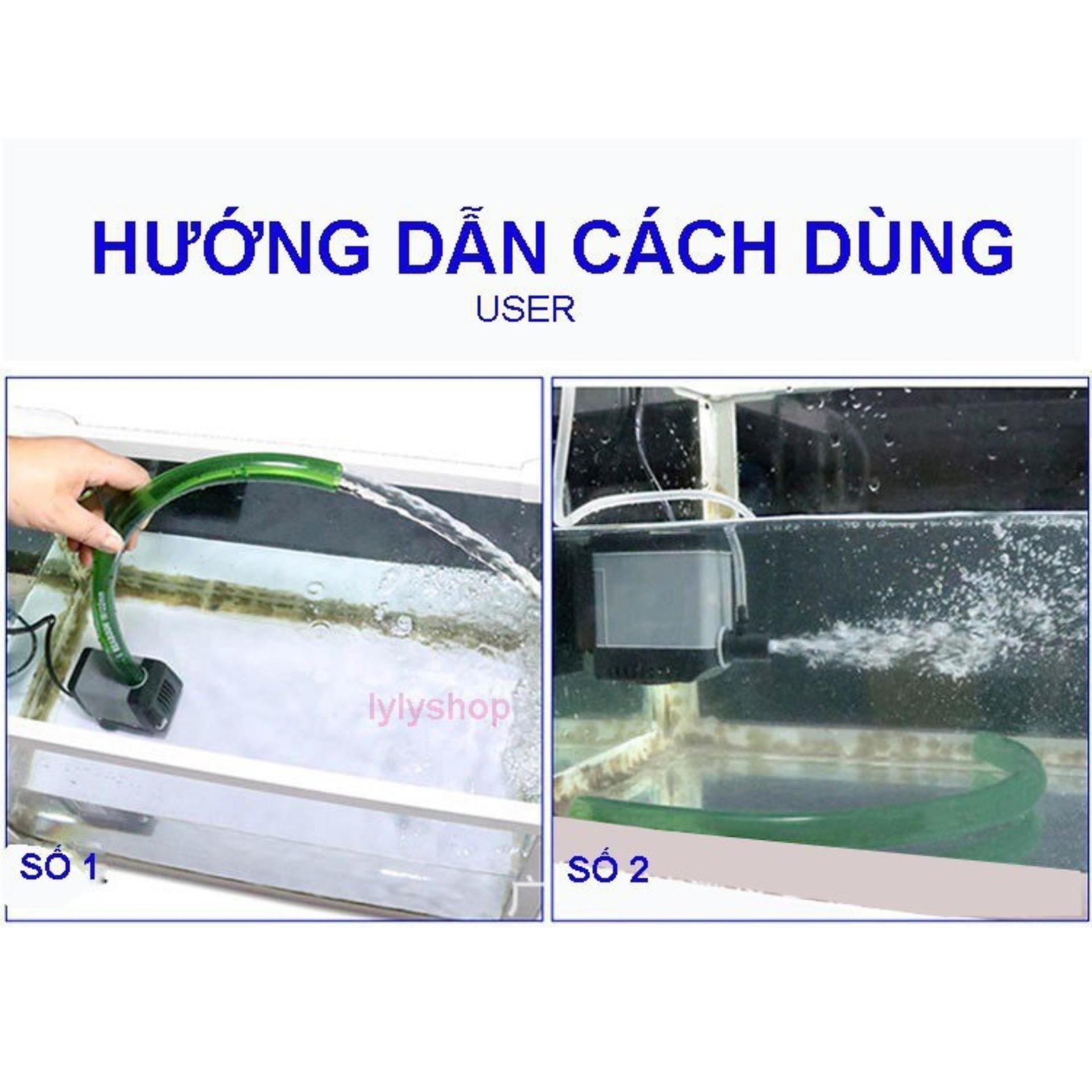 Máy bơm nước hồ cá ATMAN AT 305S 13W 1200l/h Loại 1, Máy bơm nước mini Máy bơm bể cá .Có sẵn phi ống, ống dẫn. Sản phẩm mua về dùng ngay