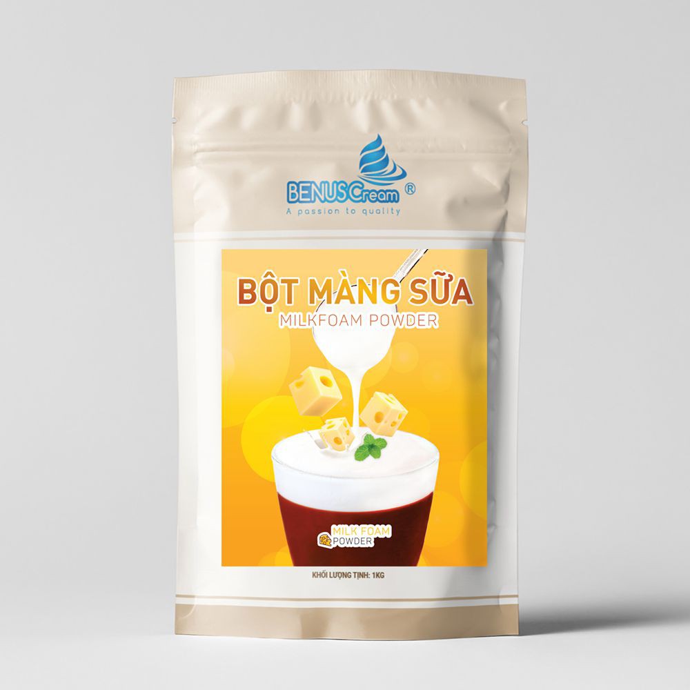 Bột milk foam Benuscream - - 1kg/Túi