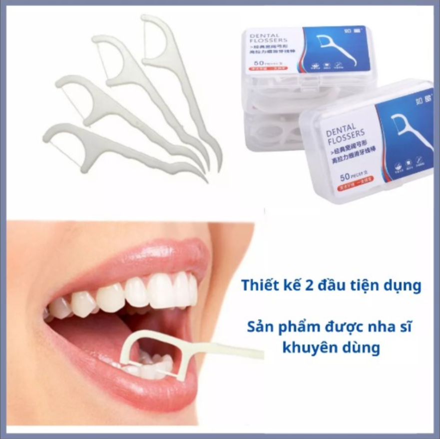 Combo 10 hộp tăm chỉ nha khoa