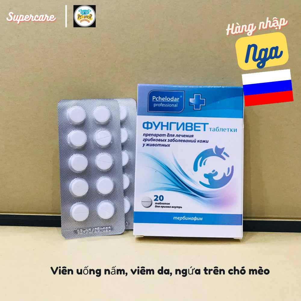 Viên uống nấm chó mèo PCHELODAR (Hàng nhập Nga)