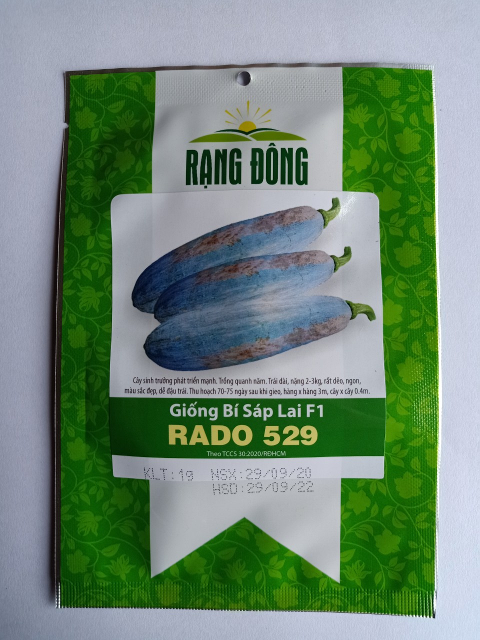 Hạt giống quả bí sáp lai F1 Rạng Đông