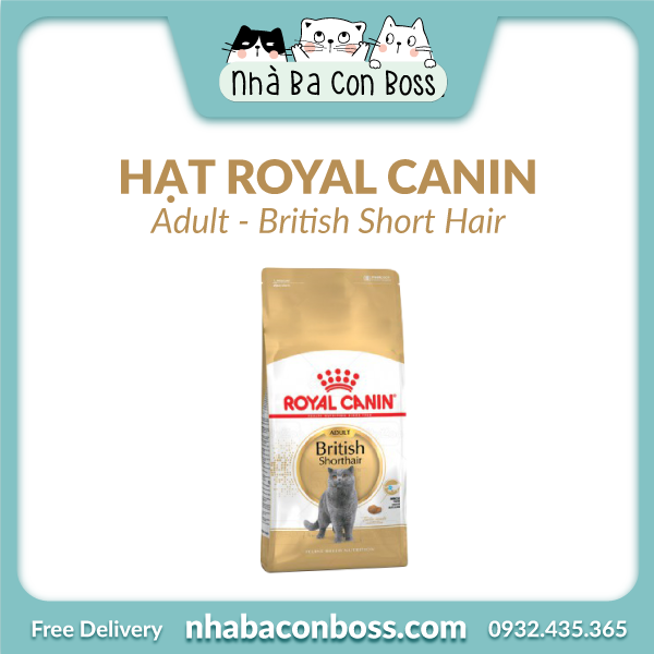 Hạt Cho Mèo Trưởng Thành Royal Canin British Shorthair
