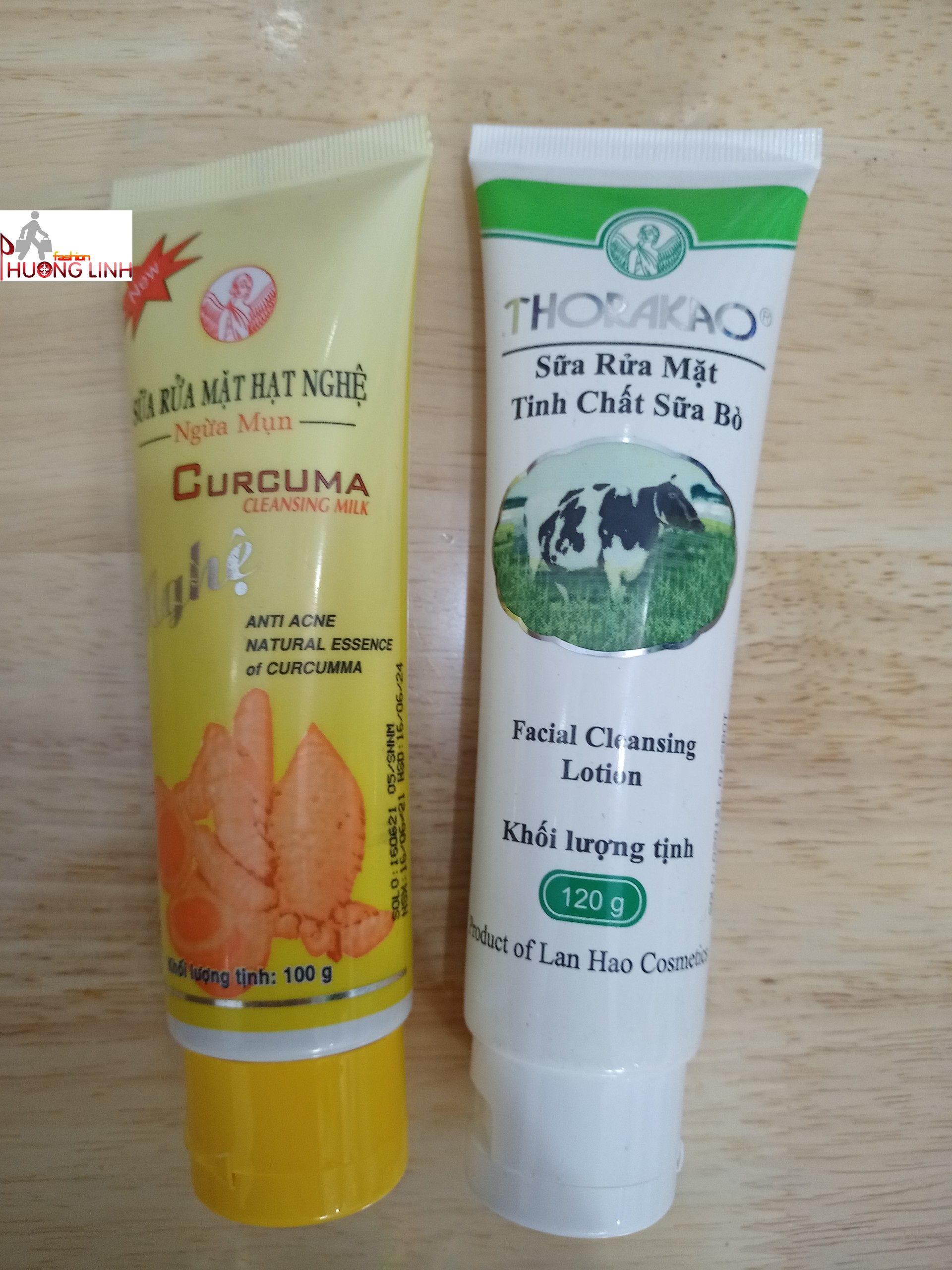 Sữa rửa mặt Thorakao bò, nghệ